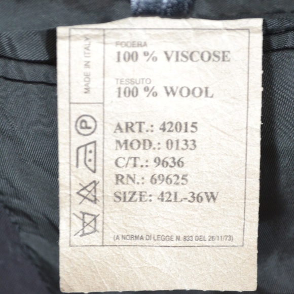 Trabaldo Togna 42L Sport Coat Blazer Suit Jacket B - Picture 8 of 8